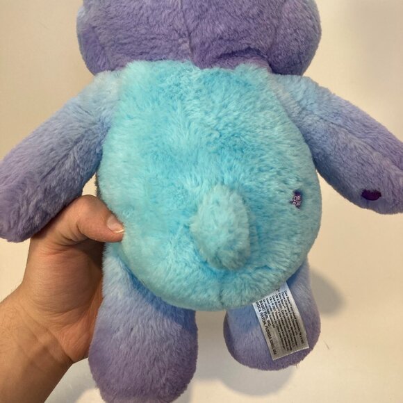 Care Bears Dream Bright Bear 2021 Plush Blue Purple Rainbow Heart 14" Stuffed - Picture 5 of 8